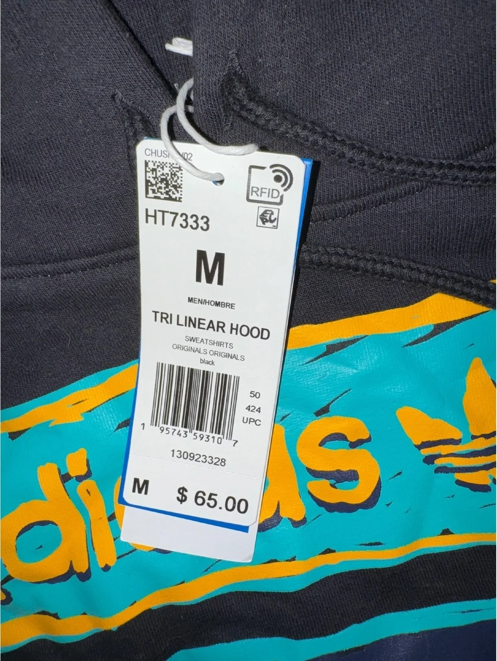 Men’s Adidas Graphic Hoodie Size Medium New With Tags
